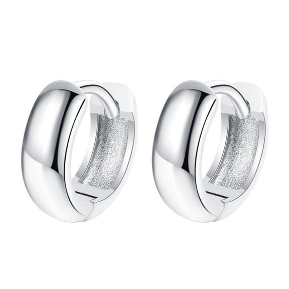 Small Hoop Earrings Sterling Silver Chunky Cartilage Studs for Women