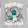 thumbnail image 2 of Toy Story - Merry Rexmas - Youth Girls Fitted Short Sleeve T-Shirt, 2 of 4