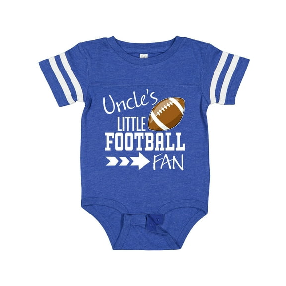 Inktastic Uncle's Little Football Fan Boys or Girls Baby Bodysuit