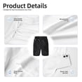 thumbnail image 5 of Cauagu Abstract Black And White Waves Print Swim Trunks for Men,Youth Boys Swim Shorts Compression Liner Beach Shorts Boys' Swimming Shorts 7-20 Years Bathing Suit-X-Large, 5 of 7