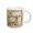 White, variant on 3drose, Image of New Years Wishes, Clock, Glasses, Ornaments, Candles, Gold, 15oz Two-tone Black Mug