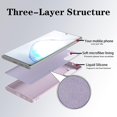 thumbnail image 4 of Galaxy Note 10 (2019) Case, Silky-Soft Touch Full Body Protection Shockproof Cover Case with Soft Microfiber Lining Cushion Shockproof Cover for Galaxy Note10 6.3" Purple, 4 of 13
