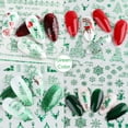 thumbnail image 3 of Christmas Nail Sticker DIY Fashion Snowflake Nail Decal Adhesive Nail Decal, 3 of 6