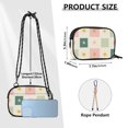 thumbnail image 4 of FORMRS Mini Crossbody Bag for Women Adjustable Shoulder Rope Travel Casual Phone Purse, Beige Abstract, 4 of 7