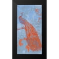 thumbnail image 2 of Goldberger, Jennifer 11x18 Black Modern Framed Museum Art Print Titled - Pop Peacock II, 2 of 5