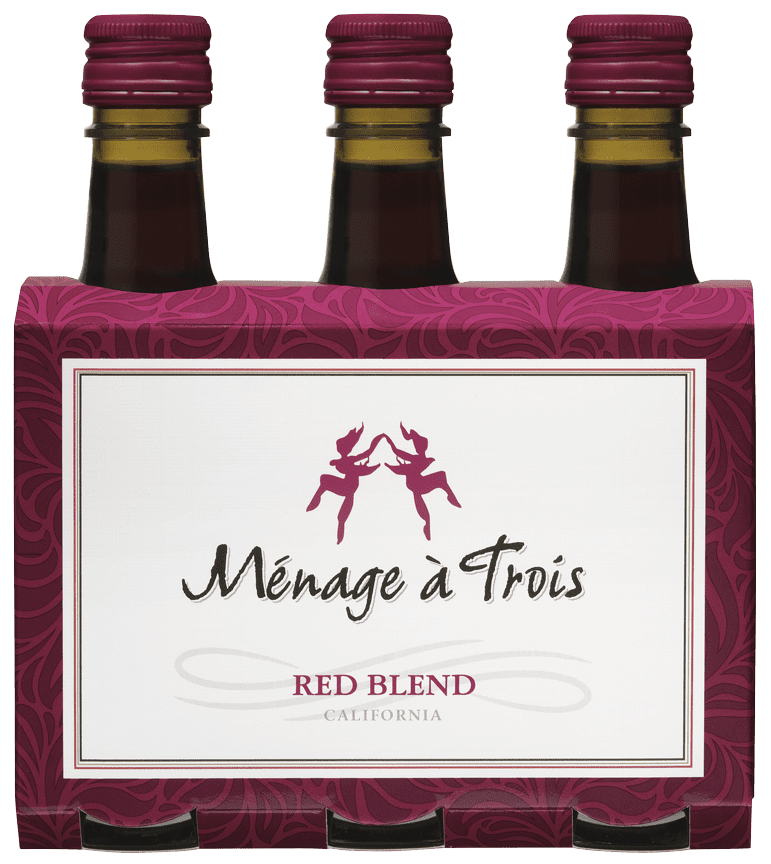 Menage A Trois Red Wine 3pk 187 Ml