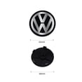 thumbnail image 1 of 4PCS/set 60/63/68mm Car Wheel Hub Cap Rim Center Cover For VW R Line Golf 6 7 MK7 Polo Jetta Touran Tiguan Passat 68MM-black-black, 1 of 6