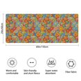 thumbnail image 3 of Pioneer Flower Floral Print Pattern Bathroom Rugs Mat, Non Slip Microfiber Bathroom Rug with Rubber Backing, Soft Mats for Bathroom Floor Tub Shower, 24"x60", 3 of 5