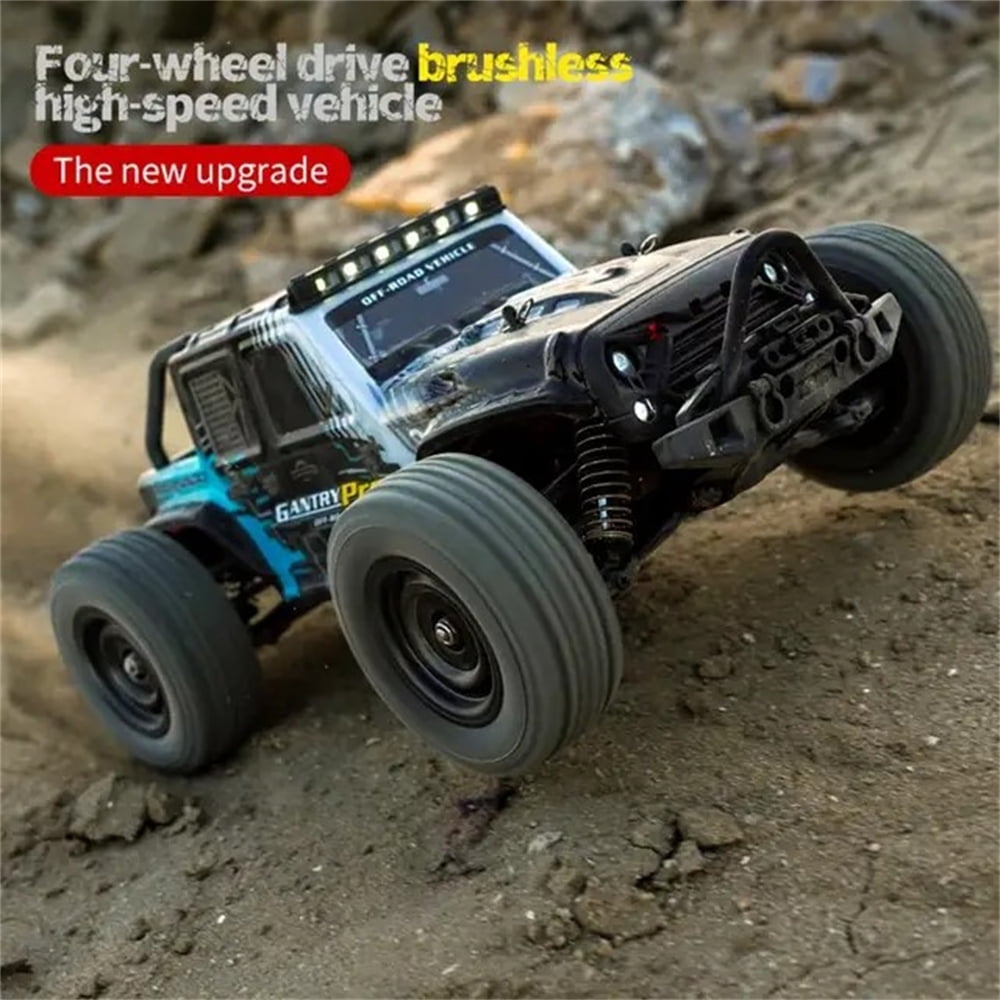 Teeggi 1/16 Fast RC Cars for Adults, Max 45mph Remote Control Car, Brushless Motor Electric Off Road RC Truck, 4WD High Speed Drift RC Car with 3 Lipo Batteries