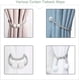 thumbnail image 5 of Gris - Abrazaderas para cortinas, juego de 4 abrazaderas magnéticas para cortinas, accesorios para cortinas y persianas, ideal para decoración del hogar, la oficina y el comedor., 5 of 5