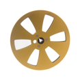 thumbnail image 3 of Carrete de cinta vacío de 1/4 7 pulgadas, carretes abiertos, cinta de sonido, máquina de apertura portátil, pieza de aleación de aluminio Oro, 3 of 8