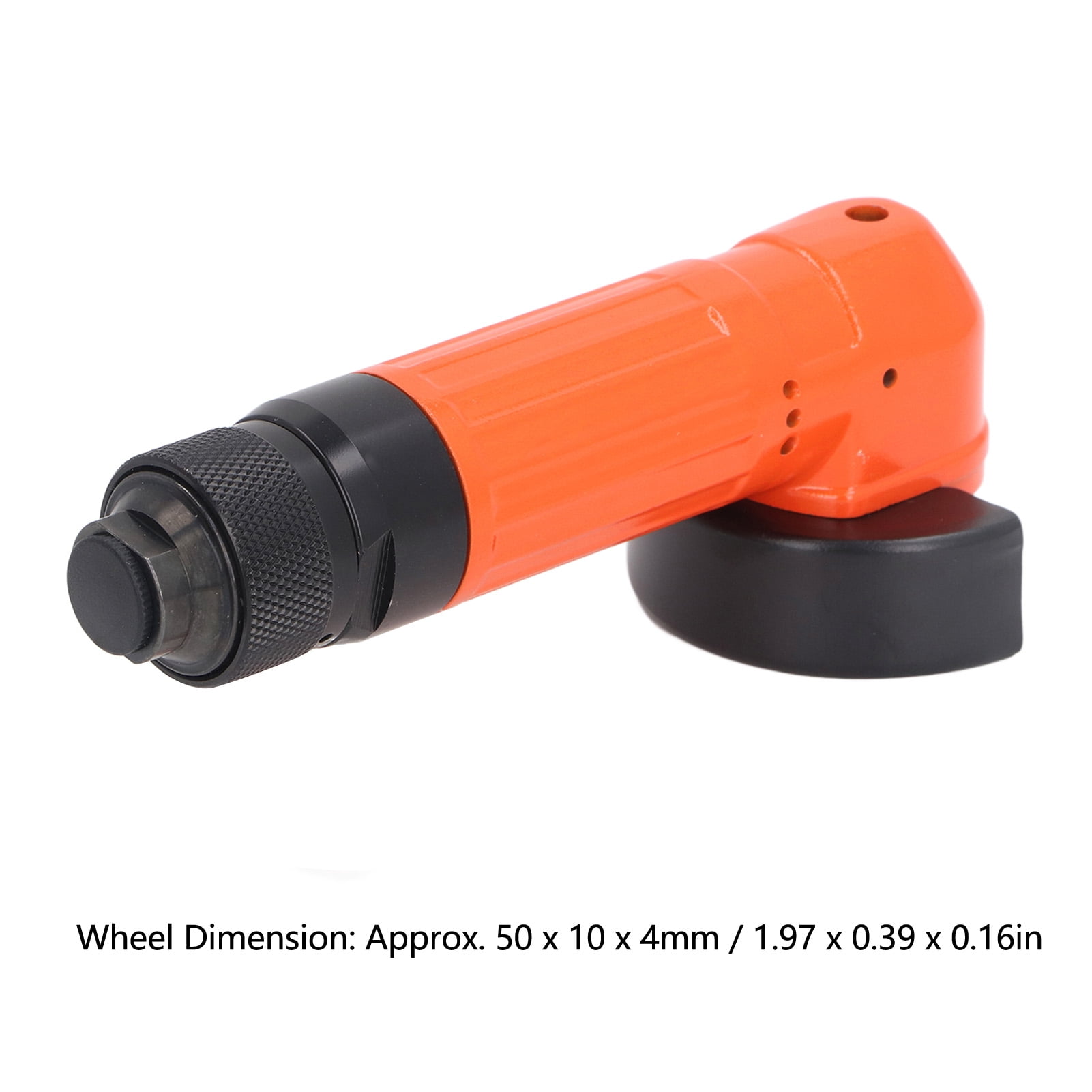 Riousery 2-Inch Air Angle Grinder Tool, Pneumatic Polisher and Grinding Machine for Metalworking, Deburring, Chamfering, and Polishing, Cordless Compact Design, 15000 RPM (2 Inches / 5.08 cm)