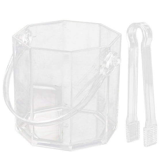 Portable Ice Bucket Buckets Ktv Accessory Acrylic Cooler for Party Transparent Tub