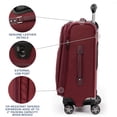 thumbnail image 4 of Equipaje Travelpro Platinum Elite Softside 46L Rojo Burdeos, 4 of 7
