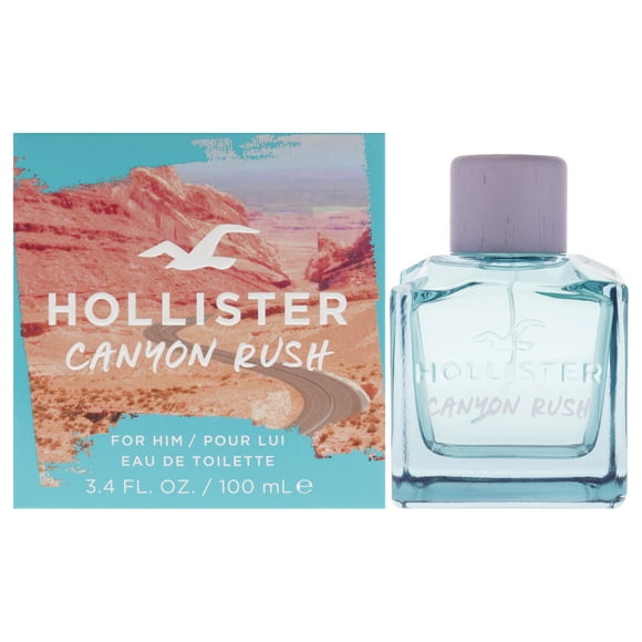 Canyon Rush de Hollister para hombres - Spray EDT de 3,4 oz