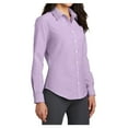 thumbnail image 4 of Womens SuperPro Oxford Cotton/Polyester Shirt Soft Purple Medium, 4 of 6