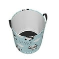 thumbnail image 3 of Balery Cute Panda Bear Round Laundry Basket with Handles Waterproof Freestanding Laundry Hamper for Clothes Toys in the Dorm and Family-Medium, 3 of 8