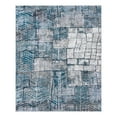 thumbnail image 2 of Unique Loom Valencia Collection Area Rug - Mestalla (7' 10" x 10' Rectangle Gray Blue/Black), 2 of 6