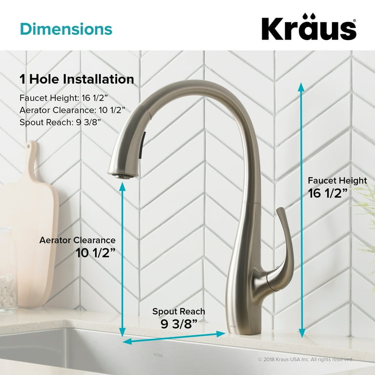 Spot Free Ansel Single-Handle Pull-Down Sprayer Kitchen Faucet in All-Brite Stainless Steel Spot Free Ansel Single-Handle Pull-Down Sprayer Kitchen Faucet in All-Brite Stainless Steel