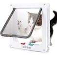 thumbnail image 2 of Pets Landing Puerta con solapa para gatos Puerta magnética para mascotas para puertas interiores, ventanas, paredes, espacios para gatos, armarios y cajas de arena, 2 of 5