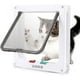 thumbnail image 5 of Solapa de puerta para gatos, puerta mediana con bloqueo de 4 vías para puertas exteriores interiores, puerta para mascotas resistente a la intemperie para gatos, perritos, gatitos y gatitos, 5 of 5