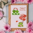 thumbnail image 3 of Valentine's Day Clear Stamps Frog Transparent Silicone Stamps for Card Making Silicone Clear Stamp Seals for Cards Stamps Making DIY Scrapbooking Photo Journal Album, 3 of 9