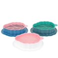 thumbnail image 4 of Soilless Cats Grass Growing Pot Cat Planter Leaf Shaped Environment Friendly 17.2x13.2cm 3Pcs, 4 of 5