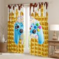 thumbnail image 2 of Feelyou Blue Game Console Black Out Curtains, Ice Cream Curtains Pack of 2 (42x63 Each), 2 of 6
