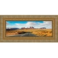 thumbnail image 3 of 8x24 Traditional Antique Gold Complete Wood Picture Frame with UV Acrylic, Foam Board Backing, & Hardware, 3 of 7