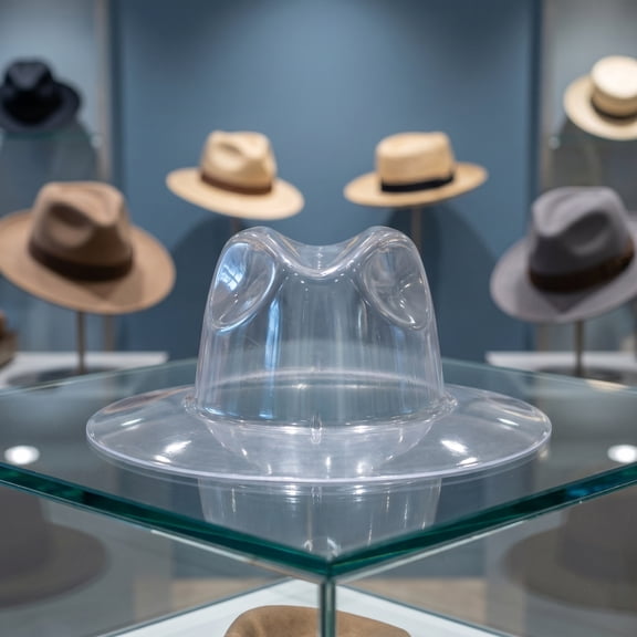 ETHZZLE 4Pcs Plastic Hat Inner Support for Cowboy Hats Shaping and Display Use