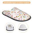 thumbnail image 3 of Fotbe Dessert Pantuflas Peludas para Mujer con Estampado, Zapatillas de Peluche, Zapatos de Invierno para Casa, Uso Interior y Exterior-Medium, 3 of 8