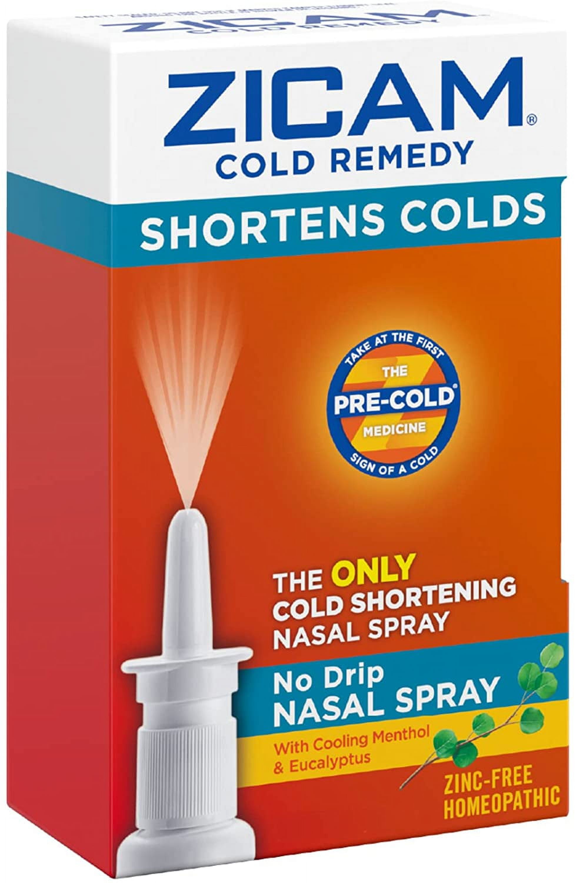 2 pack) Zicam Cold Remedy No Drip Nasal Spray, 0.50 oz - Walmart