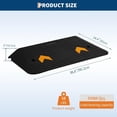 thumbnail image 2 of 4" Rise Rubber Threshold Ramp for Doorway, Portable Wheelchair Ramp with Non-Slip Textured Surface, Doorway Driveway Rubber Curb Ramps for Home Entry, 33069 LBS Capacity, 2 of 6