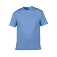 thumbnail image 1 of fheaev Hauts d'Été pour Femmes Manches Courtes Col Rond Décontracté Chic Ample Tunique Pull Mignon Tee-Shirts d'Entraînement Tenues de Vacances à la Plage T-Shirts d'Affaires Vêtements de Mode, 1 of 2