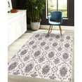 thumbnail image 4 of Floral Decorative Rug, Classic Victorian Floral Patterns Tulips Nostalgic Romantic Modern in Vintage Style, Quality Carpet for Bedroom Dorm and Living Room, 6 Sizes, Eggplant, by Ambesonne, 4 of 4