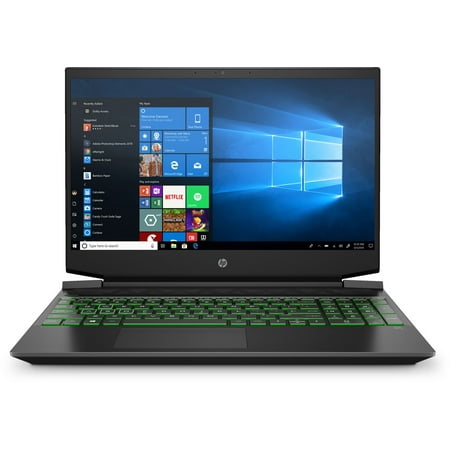 HP 15.6" HD+ Gaming Laptop (1920 x 1080) (AMD Ryzen 5 3550H APU, 8GB DDR4Memory, NVIDIA GeForce GTX Graphics, 256GB Solid State Drive, B&O, Windows 10 Home, Shadow Black, Chrome Green, Paint Finish)
