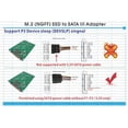 thumbnail image 5 of SATA III to M.2 SSD Adapter Device Sleep Mode (DEVSLP), 5 of 6