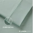 thumbnail image 4 of 100% Cotton Percale Pillowcases King Size, Pastel Turk, 2 Pieces of Pillow Case, Crisp and Cool Strong Bed Linen, 20 inches X 40 inches, 4 of 7