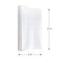 thumbnail image 4 of Smart Design Wire Rack Shelf Liner - Ribbed Grip - 12 inch x 36 feet - Set of 6 - Clear, 4 of 8