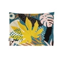 thumbnail image 1 of Tapiz abstracto de pared con hojas de plantas, 150 x 130 cm, microtela, 1 of 2