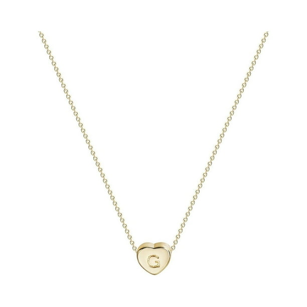 Collares Lisbinx para mujer, regalo de moda para mujer, cadena con colgante de 26 letras y nombre en inglés, joyería