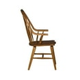 thumbnail image 6 of Pemberly Row Contemporary Contemporary Ridge Dark Brown Windsor Back Arm Chair, 6 of 11
