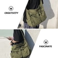 thumbnail image 2 of Large Capacity Canvas Storage Bag Cross Body Bag Single Shoulder Bag for Women, 2 of 6