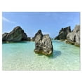 thumbnail image 2 of Horseshoe Bay Cove Bermuda - Oversized Beach Canvas Artwork, 2 of 3