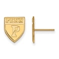 thumbnail image 1 of 14k Yellow Gold Official Licensed Collegiate University of Pennsylvania (Penn) Small Post Earrings, 1 of 4