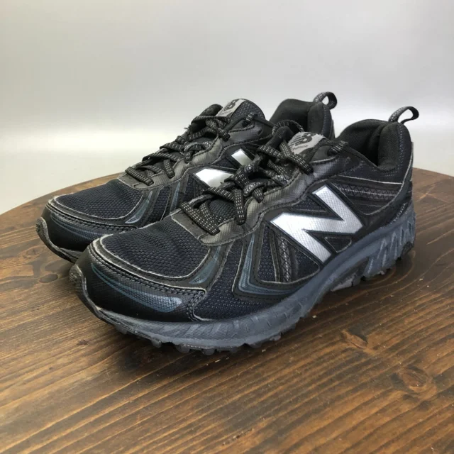 New Balance 410 V5 Men 9.5 Black Athletic Running Shoes Sneakers