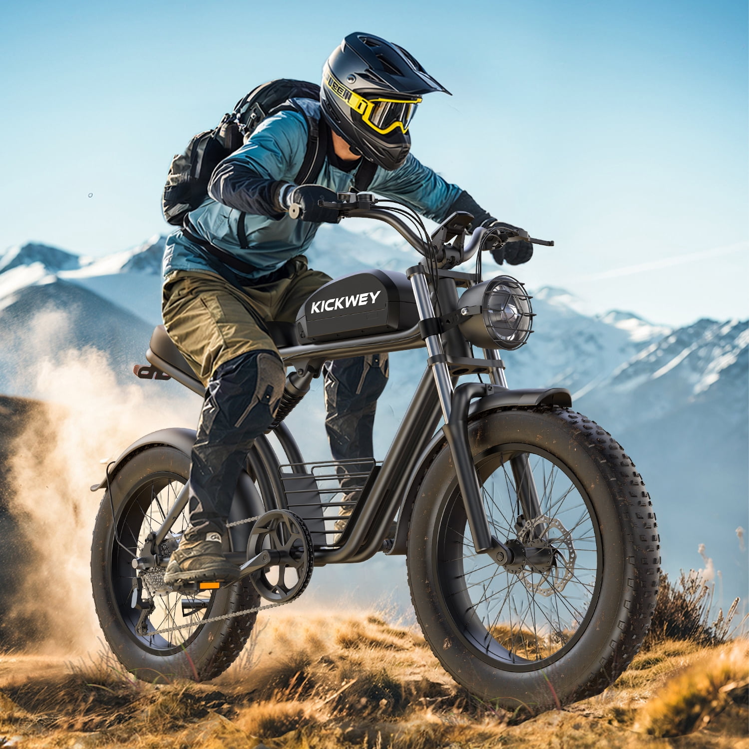 Too Much – Kick Me One More Time 7インチ KICKWEY K7 3000W Dual Motor Electric Bike for Adults, 48V 23Ah