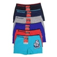 thumbnail image 2 of 6-Pack Boy's Seamless Boxer Briefs, Skateboard Design, Multi-Colors, S, 2 of 3