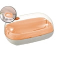 thumbnail image 2 of Double-Layer Soap Box with Lid – Portable Travel Soap Case with Self-Draining Ventilated Base & Removable Tray – Durable Plastic Soap Dish for Bathroom, Kitchen, Laundry, 2 of 6