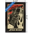 thumbnail image 3 of Star Wars: Saga - Vader Propaganda Wall Poster, 14.725" x 22.375", Framed, 3 of 3
